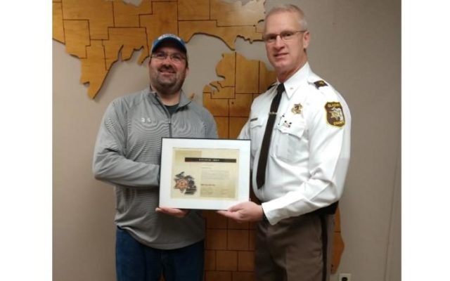 Gladwin Twp Man Honored for Burning Car Rescue