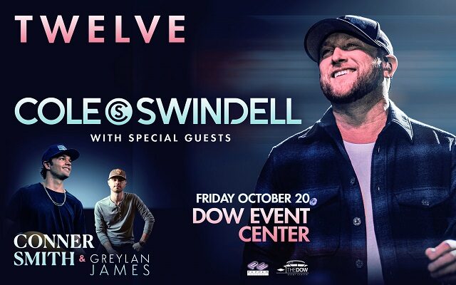 Cole Swindell at the Dow Event Center