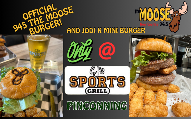 Treat Yourself to The Moose Burger!