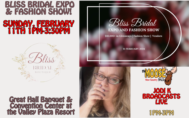 <h1 class="tribe-events-single-event-title">LIVE BROADCAST AT BLISS BRIDAL SHOW!</h1>